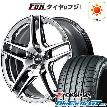 【新品国産車用5穴114.3】 夏タイヤ ホイール4本セット 235/40R19 ヨコハマ ブルーアース GT AE51 MID WHEELS MID EXCLUSIVE 025SV 8J 19インチ(送料無料)｜フジコーポレーション