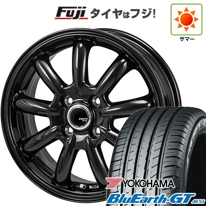 【新品国産車用4穴100】 夏タイヤ ホイール4本セット 185/55R15 ヨコハマ ブルーアース GT AE51 モンツァ ZACK JP-209 5.5J 15インチ(送料無料)｜フジコーポレーション
