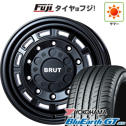 【新品】ヤリスクロス 夏タイヤ ホイール4本セット 205/65R16 ヨコハマ ブルーアース GT AE51 トライスター BRUT BR-70 6.5J 16インチ(送料無料)｜フジコーポレーション