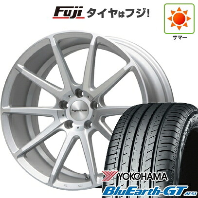 【新品国産車用5穴114.3】 夏タイヤ ホイール4本セット 225/50R18 ヨコハマ ブルーアース GT AE51 MLJ ハイペリオン CVX 8J 18インチ(送料無料)｜フジコーポレーション
