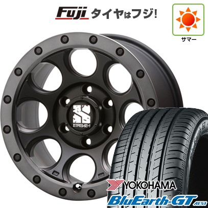 【新品国産車用5穴114.3】 夏タイヤ ホイール4本セット 225/50R18 ヨコハマ ブルーアース GT AE51 MLJ エクストリームJ XJ03 8J 18インチ(送料無料)