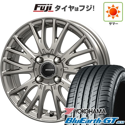 【新品国産車用4穴100】 夏タイヤ ホイール4本セット 195/45R16 ヨコハマ ブルーアース GT AE51 コーセイ クレイシズ SE48 6J 16インチ(送料無料)｜フジコーポレーション