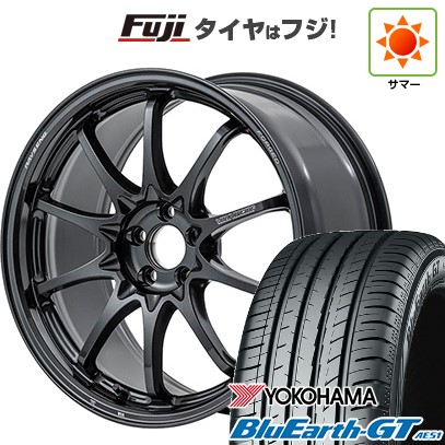 【新品国産車用5穴114.3】 夏タイヤ ホイール4本セット 225/45R18 ヨコハマ ブルーアース GT AE51 RAYS レイズ ボルクレーシング CE28N-plus 7.5J 18インチ(送料無料)