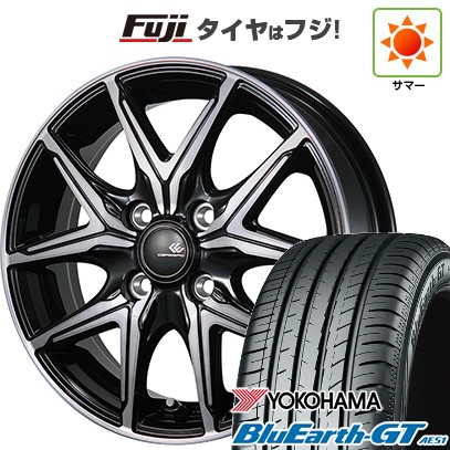【新品国産車用4穴100】 夏タイヤ ホイール4本セット 185/60R15 ヨコハマ ブルーアース GT AE51 トピー セレブロ FT05 5.5J 15インチ(送料無料)