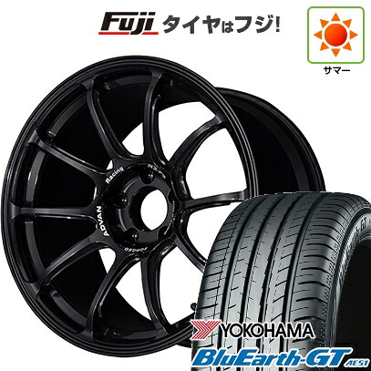 【新品国産車用5穴100】 夏タイヤ ホイール4本セット 225/40R18 ヨコハマ ブルーアース GT AE51 ヨコハマ アドバンレーシング RZ-F2 8J 18インチ(送料無料)