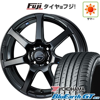 【新品国産車用4穴100】 夏タイヤ ホイール4本セット 195/45R16 ヨコハマ ブルーアース GT AE51 WEDS ウェッズ レオニス NAVIA 07 6J 16インチ(送料無料)|フジコーポレーション