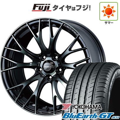 【新品国産車用5穴114.3】 夏タイヤ ホイール4本セット 215/60R16 ヨコハマ ブルーアース GT AE51 WEDS ウェッズスポーツ SA-20R 7J 16インチ(送料無料)｜フジコーポレーション