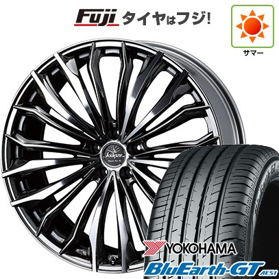 【新品国産車用5穴114.3】 夏タイヤ ホイール4本セット 245/40R19 ヨコハマ ブルーアース GT AE51 WEDS ウェッズ クレンツェ フェルゼン 358EVO 8J 19インチ(送料無料)