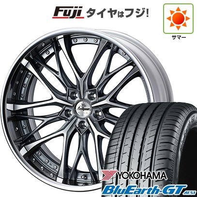 【新品国産車用5穴114.3】 夏タイヤ ホイール4本セット 225/45R19 ヨコハマ ブルーアース GT AE51 WEDS ウェッズ クレンツェ ウィーバル 8J 19インチ(送料無料)