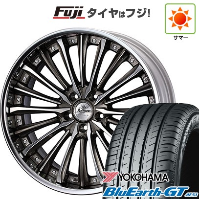 【新品国産車用5穴114.3】 夏タイヤ ホイール4本セット 225/45R19 ヨコハマ ブルーアース GT AE51 WEDS ウェッズ クレンツェ ヴィルハーム 8J 19インチ(送料無料)