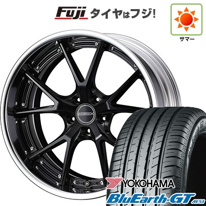【新品国産車用5穴100】 夏タイヤ ホイール4本セット 215/40R18 ヨコハマ ブルーアース GT AE51 WEDS ウェッズ マーベリック 905S 7.5J 18インチ(送料無料)