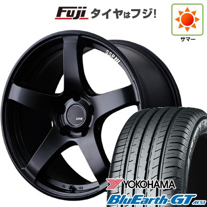 【新品国産車用5穴100】 夏タイヤ ホイール4本セット 215/45R17 ヨコハマ ブルーアース GT AE51 SSR GT GTV01 7J 17インチ(送料無料)|フジコーポレーション