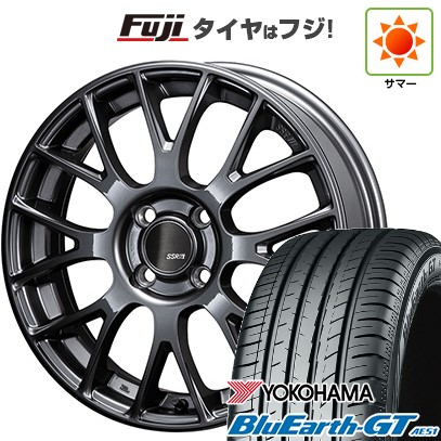 【新品国産車用4穴100】 夏タイヤ ホイール4本セット 185/60R16 ヨコハマ ブルーアース GT AE51 SSR GT GTV04 6J 16インチ(送料無料)