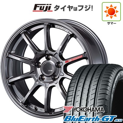 【新品国産車用5穴114.3】 夏タイヤ ホイール4本セット 225/40R19 ヨコハマ ブルーアース GT AE51 SSR GT GTV05 8J 19インチ(送料無料)