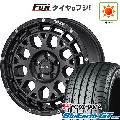 【新品】ヤリスクロス 夏タイヤ ホイール4本セット 205/65R16 ヨコハマ ブルーアース GT AE51 SSR ディバイド G：M 7J 16インチ(送料無料)