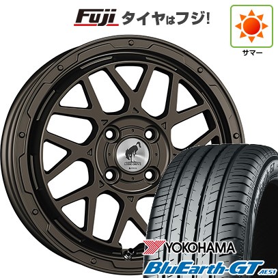 【新品国産車用4穴100】 夏タイヤ ホイール4本セット 195/55R16 ヨコハマ ブルーアース GT AE51 スーパースター ロディオドライブ 8M MONO 6J 16インチ(送料無料)