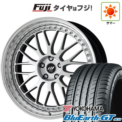 【新品国産車用5穴114.3】 夏タイヤ ホイール4本セット 245/40R19 ヨコハマ ブルーアース GT AE51 WORK ワーク ジスタンス W10M 8J 19インチ(送料無料)｜フジコーポレーション