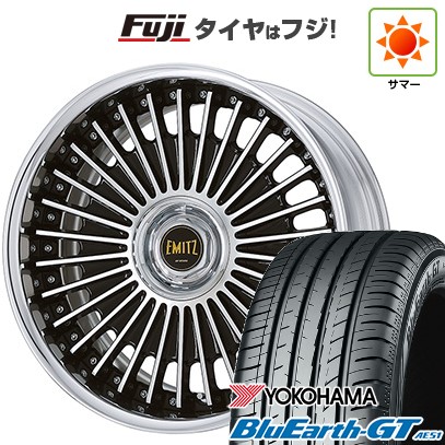 【新品国産車用5穴114.3】 夏タイヤ ホイール4本セット 245/40R19 ヨコハマ ブルーアース GT AE51 WORK ワーク イミッツ 8J 19インチ(送料無料)|フジコーポレーション