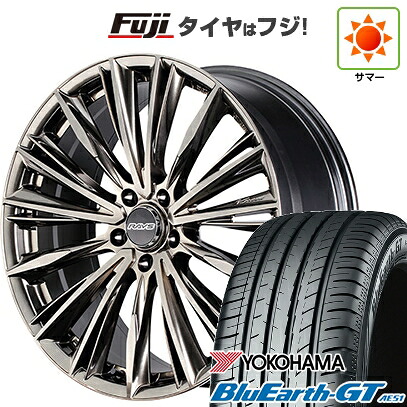 【新品国産車用5穴114.3】 夏タイヤ ホイール4本セット 215/40R18 ヨコハマ ブルーアース GT AE51 RAYS レイズ ベルサス クラフトコレクション ヴォウジェ LIMITED (GG) 7J 18インチ(送料無料)|フジコーポレーション