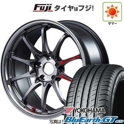 【新品国産車用5穴100】 夏タイヤ ホイール4本セット 225/40R18 ヨコハマ ブルーアース GT AE51 RAYS レイズ ボルクレーシング CE28N-plus SL 7.5J 18インチ(送料無料)