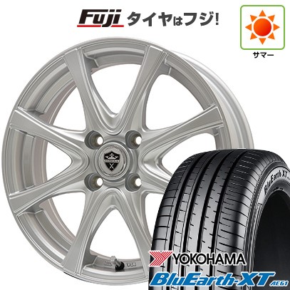 【新品】C28系セレナ 夏タイヤ ホイール4本セット 205/65R16 ヨコハマ ブルーアース XT AE61 エルベ エステローザ FSV シルバー 6J 16インチ(送料無料)
