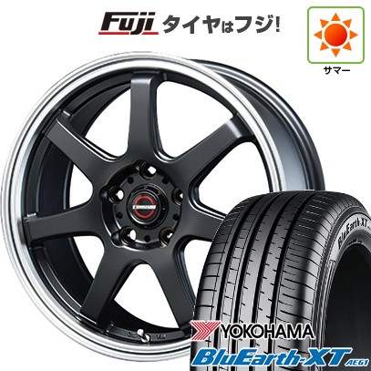 【新品国産車用5穴114.3】 夏タイヤ ホイール4本セット 205/55R17 ヨコハマ ブルーアース XT AE61 ブレスト ユーロマジック タイプS-07 7.5J 17インチ(送料無料)|フジコーポレーション