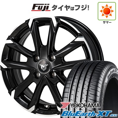 【新品】ライズ/ロッキー（ガソリン） 夏タイヤ ホイール4本セット 195/60R17 ヨコハマ ブルーアース XT AE61 モンツァ JPスタイル MJ-V 6J 17インチ(送料無料)