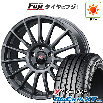 【新品国産車用5穴114.3】 夏タイヤ ホイール4本セット 225/50R18 ヨコハマ ブルーアース XT AE61 OZ スーパーツーリズモ TGR-WRT 8J 18インチ(送料無料)