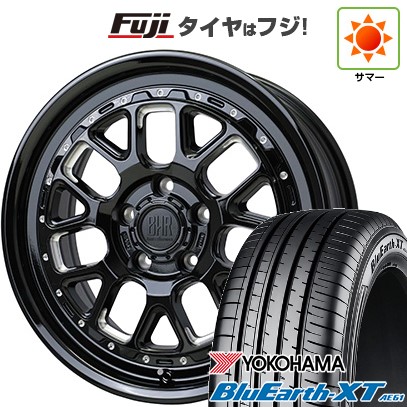 【新品国産車用5穴114.3】 夏タイヤ ホイール4本セット 215/60R17 ヨコハマ ブルーアース XT AE61 ホットスタッフ バークレイハードロック ヒューロン 7J 17インチ(送料無料)