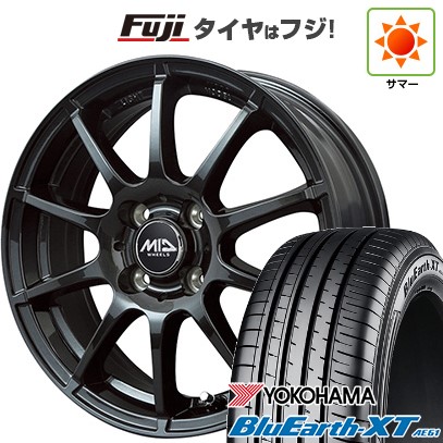 【新品】ライズ/ロッキー（ガソリン） 夏タイヤ ホイール4本セット 195/65R16 ヨコハマ ブルーアース XT AE61 MID WHEELS スタッグ ストロングガンメタ 6J 16インチ(送料無料)