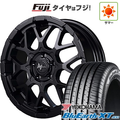 【新品国産車用5穴114.3】 夏タイヤ ホイール4本セット 225/50R18 ヨコハマ ブルーアース XT AE61 MID WHEELS NITRO POWER M28 バレットS 7J 18インチ(送料無料)