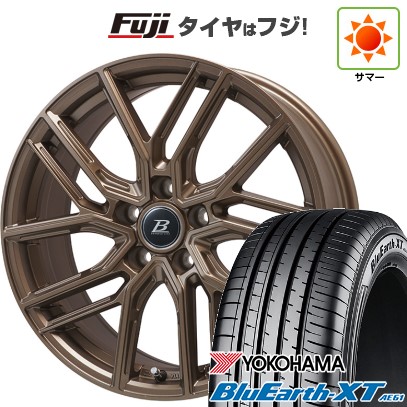 【新品国産車用5穴114.3】 夏タイヤ ホイール4本セット 215/50R18 ヨコハマ ブルーアース XT AE61 ブランドルライン ヴァレーゼ マットブロンズ 18インチ(送料無料)|フジコーポレーション