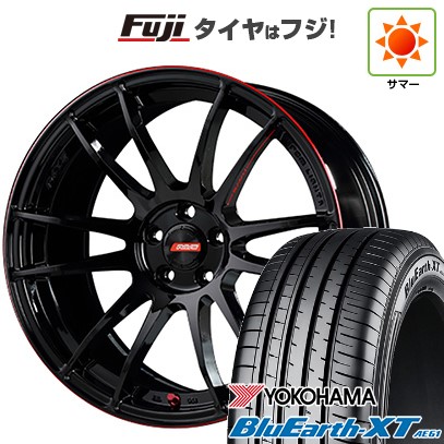 【新品国産車用5穴114.3】 夏タイヤ ホイール4本セット 225/50R18 ヨコハマ ブルーアース XT AE61 RAYS レイズ グラムライツ 57エクストリーム REV LIMIT EDITION 7.5J 18インチ(送料無料)