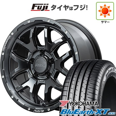 【新品国産車用5穴114.3】 夏タイヤ ホイール4本セット 215/60R17 ヨコハマ ブルーアース XT AE61 RAYS レイズ デイトナ F6ブースト 7J 17インチ(送料無料)｜フジコーポレーション