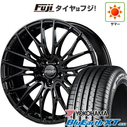 【新品国産車用5穴114.3】 夏タイヤ ホイール4本セット 215/50R18 ヨコハマ ブルーアース XT AE61 RAYS レイズ ホムラ 2X10BD 7.5J 18インチ(送料無料)
