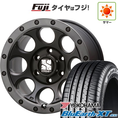 【新品国産車用5穴114.3】 夏タイヤ ホイール4本セット 225/50R18 ヨコハマ ブルーアース XT AE61 MLJ エクストリームJ XJ03 8J 18インチ(送料無料)