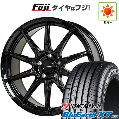 【新品】ライズ/ロッキー（ハイブリッド） 夏タイヤ ホイール4本セット 195/60R17 ヨコハマ ブルーアース XT AE61 ホットスタッフ ジースピード G-05 7J 17インチ(送料無料)