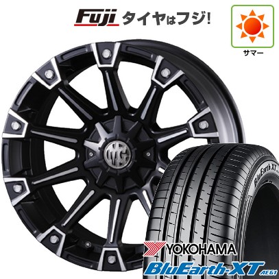 【新品国産車用5穴114.3】 夏タイヤ ホイール4本セット 215/60R17 ヨコハマ ブルーアース XT AE61 クリムソン マーテルギア(MG) モンスター 7J 17インチ(送料無料)｜フジコーポレーション