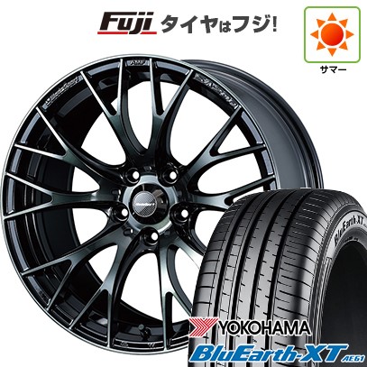【新品国産車用5穴114.3】 夏タイヤ ホイール4本セット 215/50R18 ヨコハマ ブルーアース XT AE61 WEDS ウェッズ ウェッズスポーツ SA-20R 7.5J 18インチ(送料無料)|フジコーポレーション