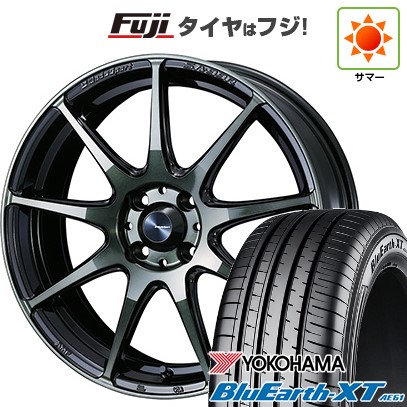 【新品】ライズ/ロッキー（ガソリン） 夏タイヤ ホイール4本セット 195/60R17 ヨコハマ ブルーアース XT AE61 WEDS ウェッズスポーツ SA-99R 6.5J 17インチ(送料無料)