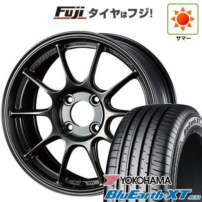 【新品国産車用5穴114.3】 夏タイヤ ホイール4本セット 205/55R17 ヨコハマ ブルーアース XT AE61 WEDS ウェッズスポーツ TC-105X 7.5J 17インチ(送料無料)｜フジコーポレーション