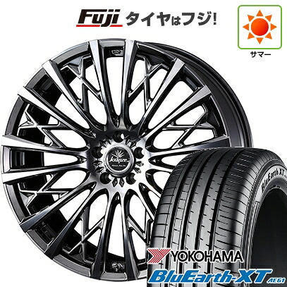 【新品国産車用5穴114.3】 夏タイヤ ホイール4本セット 215/50R18 ヨコハマ ブルーアース XT AE61 WEDS ウェッズ クレンツェ シュリット 855EVO 7.5J 18インチ(送料無料)|フジコーポレーション