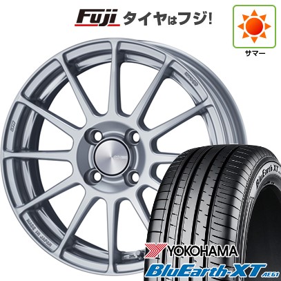 【新品国産車用5穴114.3】 夏タイヤ ホイール4本セット 205/55R17 ヨコハマ ブルーアース XT AE61 ENKEI エンケイ PerformanceLine PF03 7J 17インチ(送料無料)|フジコーポレーション