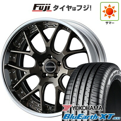 【新品国産車用5穴114.3】 夏タイヤ ホイール4本セット 225/50R18 ヨコハマ ブルーアース XT AE61 WEDS ウェッズ マーベリック 1307M 8J 18インチ(送料無料)