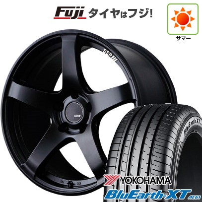 【新品国産車用5穴114.3】 夏タイヤ ホイール4本セット 225/50R18 ヨコハマ ブルーアース XT AE61 SSR GT GTV01 8J 18インチ(送料無料)