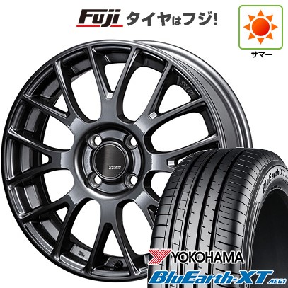 【新品国産車用5穴114.3】 夏タイヤ ホイール4本セット 215/55R17 ヨコハマ ブルーアース XT AE61 SSR GT GTV04 7J 17インチ(送料無料)