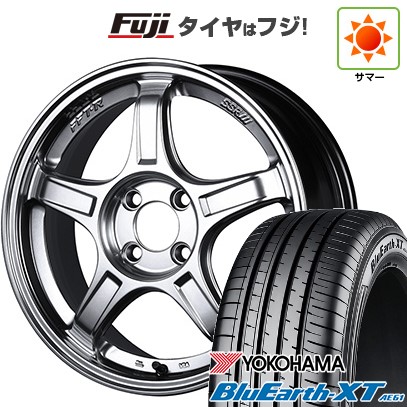 【新品国産車用5穴114.3】 夏タイヤ ホイール4本セット 225/50R18 ヨコハマ ブルーアース XT AE61 SSR GT GTX03 8J 18インチ(送料無料)