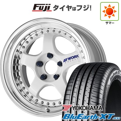 【新品】ライズ/ロッキー(ハイブリッド) 夏タイヤ ホイール4本セット 195/60R17 ヨコハマ ブルーアース XT AE61 WORK ワーク マイスター S1 3P 17インチ(送料無料)