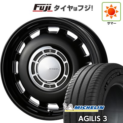 【新品】ハイエース200系 夏タイヤ ホイール4本セット 215/65R16 109/107T ミシュラン アジリス3 コスミック クロスブラッド ディーゼル 6.5J 16インチ(送料無料)|フジコーポレーション