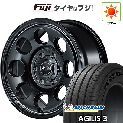 【新品】ハイエース200系 夏タイヤ ホイール4本セット 215/65R16 109/107T ミシュラン アジリス3 MID WHEELS ガルシア パーム8 6.5J 16インチ(送料無料)｜フジコーポレーション